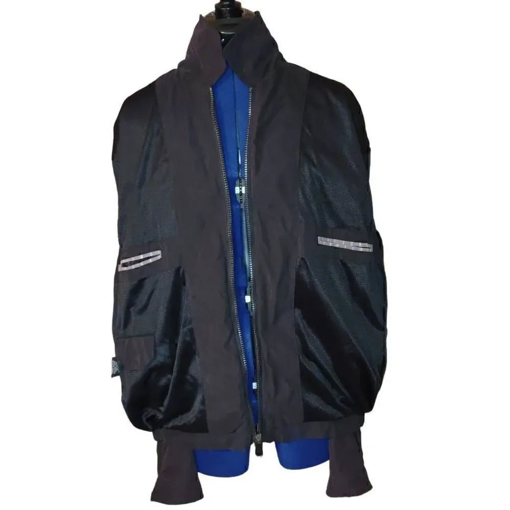 London Fog Men’s Auburn Zip-Front Golf Jacket Dark Brown Large
